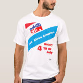 T-Shirt : 4. Juli (Vorderseite)