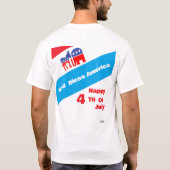 T-Shirt : 4. Juli (Rückseite)