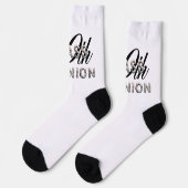 T-SHIRT 50. Wiedersehen-Socken Socken (Linkes Detail)