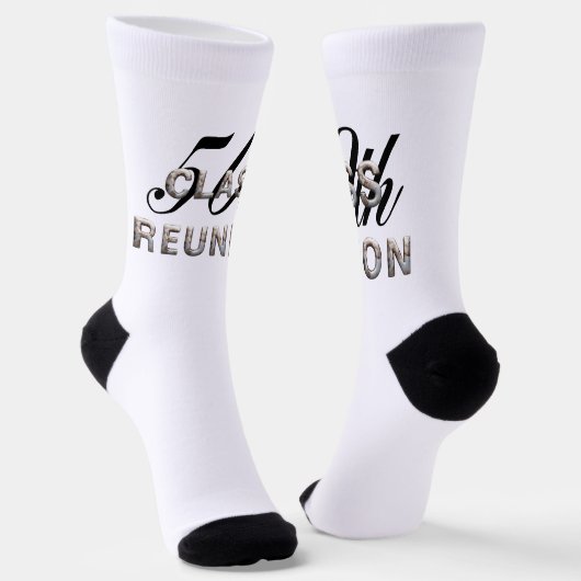 T-SHIRT 50. Wiedersehen-Socken Socken (Gewinkelt)
