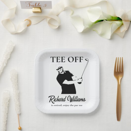 T-Shirt ab Beginn einer neuen Ära im Lebensruhesta Pappteller (Hochzeit)