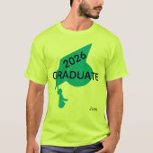T-Shirt : Absolvent 2026 (Vorderseite)