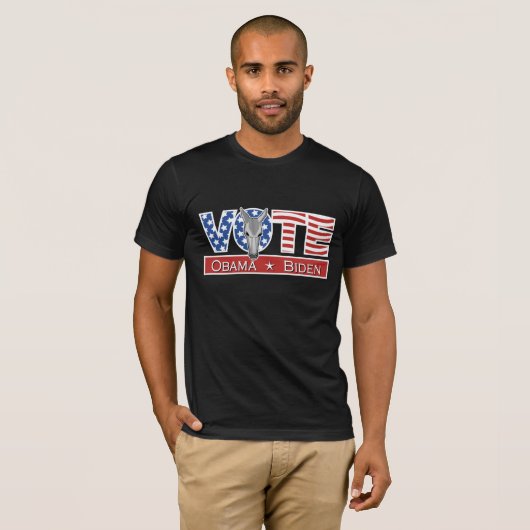 T - Shirt AbstimmungObama Biden (Vorne ganz)