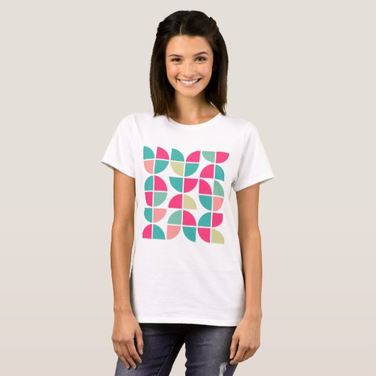 T - Shirt abstrakt Geometric 110421 (Vorne ganz)