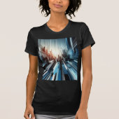 T - Shirt abstrakt Geometric Woman (Vorderseite)