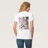 T-Shirt – Abstrakte Landschaft (Rückseite Vollansicht)