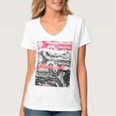 T-Shirt – Abstrakte Landschaft (Vorderseite)
