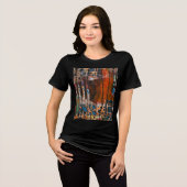 T - Shirt abstrakter Kunst (Vorderseite voll)
