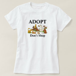 T-Shirt Adoptiere statt kaufen - Rettungshunde