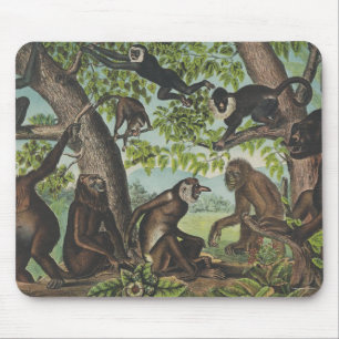 T-SHIRT Affe-Verstümmelung Mousepad