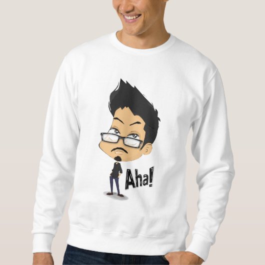 T-Shirt"Aha!" Moment Graphic Sweatshirt | Funny (Vorderseite)