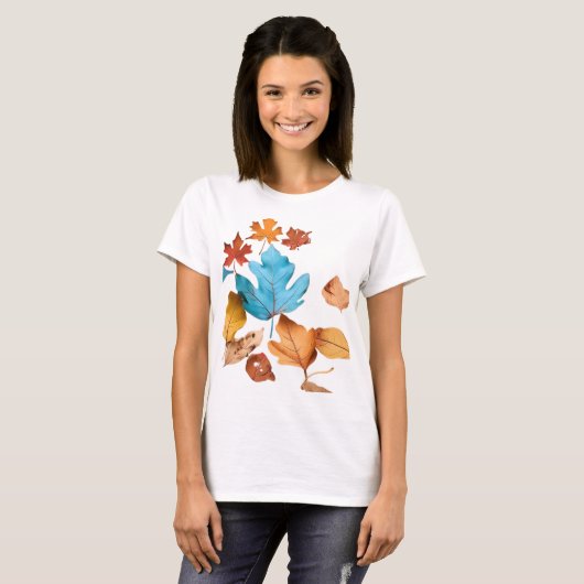 T - Shirt Ahornblattdesign (Vorne ganz)