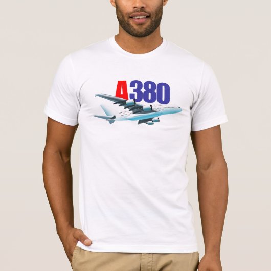T-Shirt Airbusses A380 (Vorderseite)