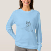 T - Shirt: Alaskan Husky T-Shirt (Vorderseite)