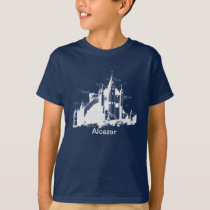 T - Shirt - Alcazar (weiß auf dunkel)