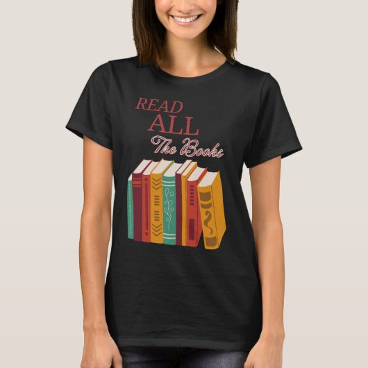 T-Shirt Alle Bücher lesen (Vorderseite)