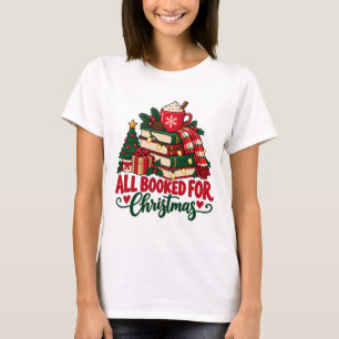 T-Shirt 'Alles ausgebucht für Weihnachten', Biblio