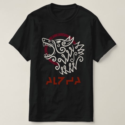 T - Shirt Alpha Wolf (Design vorne)