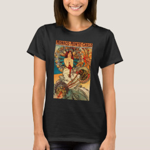 T - Shirt Alphonse Mucha Monaco Monte Carlo
