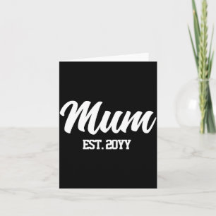 T-Shirt als Geschenk zum Muttertag für neue Mütter Karte