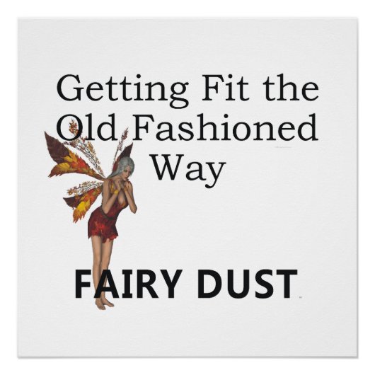 T-SHIRT Alte Fitness Poster (Vorderseite)