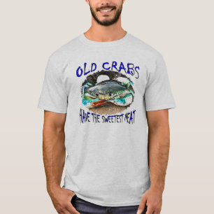 T-Shirt 'Alte Krabben haben das süßeste Fleisch'