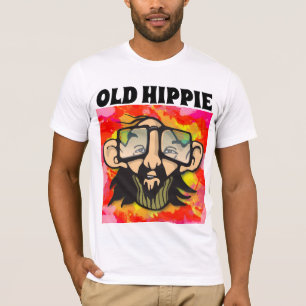 T - SHIRT ALTER HIPPIE-MÄNNER