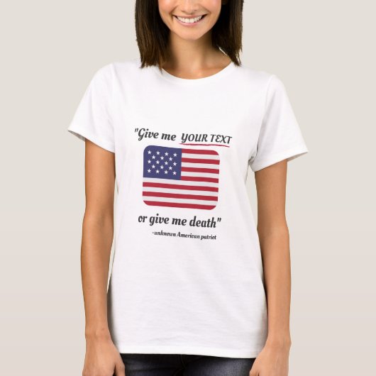 T - Shirt American Flag Patriot am 4. Juli (Vorderseite)