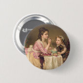 T-SHIRT Americanafrühstück Button (Vorne & Hinten)