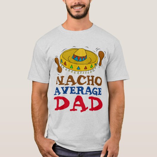 T - Shirt an feuchten VÄTERN, NACHO DURCHSCHNITTLI (Vorderseite)