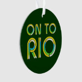 T-SHIRT an nach Rio Ornament (Vorderseite)