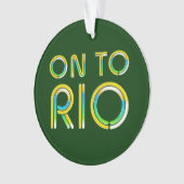 T-SHIRT an nach Rio Ornament (Vorderseite)