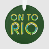 T-SHIRT an nach Rio Ornament (Vorderseite)