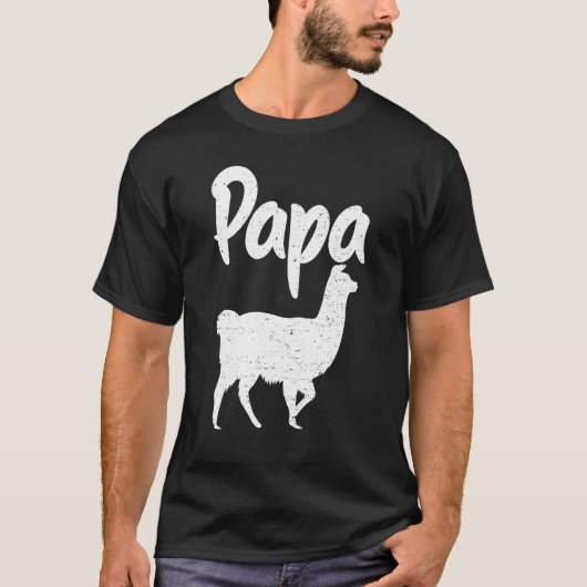 T-Shirt Animal Theme Vathers Day (Vorderseite)