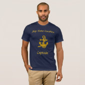 T - Shirt - Anker, Schiffsname (Vorne ganz)