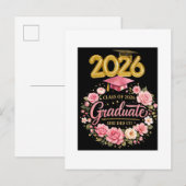 T-Shirt Ankündigungspostkarte (Vorne/Hinten)