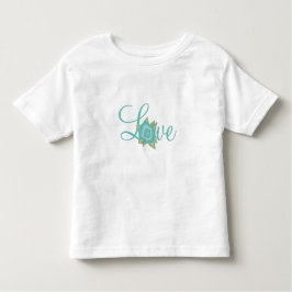 T - Shirt aquamarin Liebe