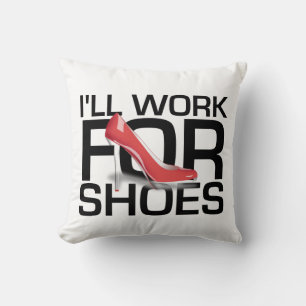 T-SHIRT Arbeit für Schuhe Kissen