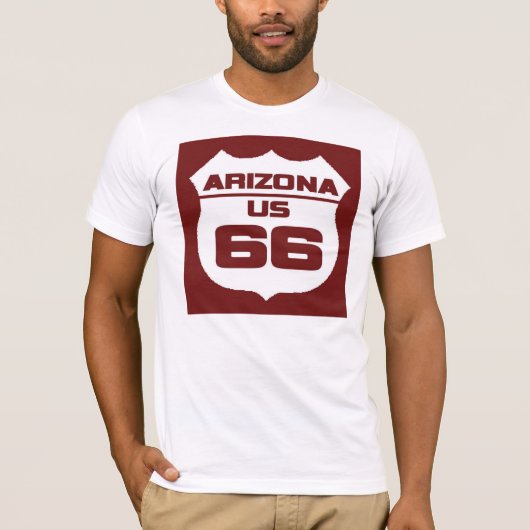 T - Shirt Arizona-Weges 66 (Vorderseite)