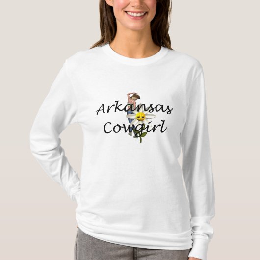 T-SHIRT Arkansas-Cowgirl (Vorderseite)