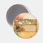 T-SHIRT Arkansas Magnete Magnet (Vorderseite/Rückseite)