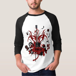 T - shirt ärmelmann lang zweifarbiger Rock