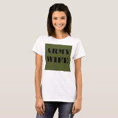 T - Shirt Army Ehefrau (Vorne ganz)