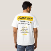 T-shirt — Asperger (Schwarz voll)
