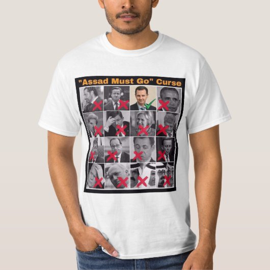 T - Shirt "Assad Must Go" (Vorderseite)