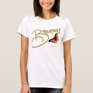 T - Shirt, atmen, der Schmetterling, Schwarzweiss, T-Shirt