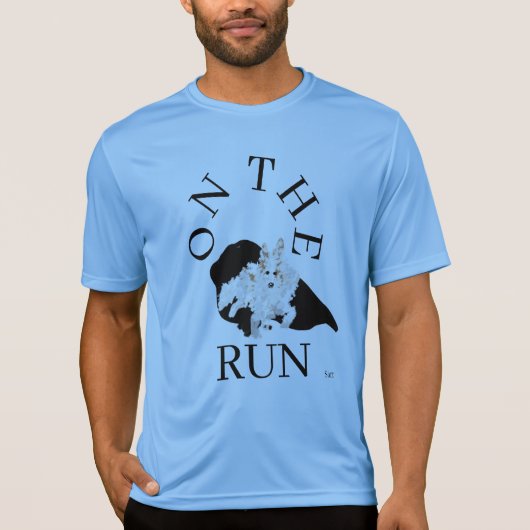 T - Shirt : Auf dem Laufenden (Vorderseite)