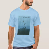 T - Shirt - Auf der Weltspitze (Vorderseite)