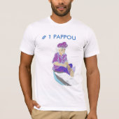 T - Shirt auf Griechisch Großvater/Pappou (Vorderseite)