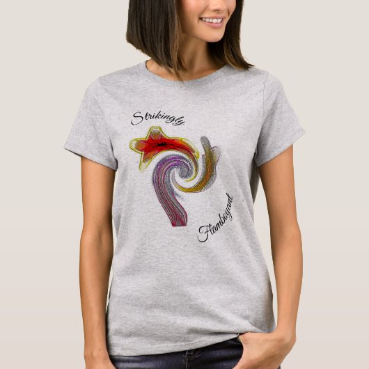 T - Shirt "Auffallend Flamboyant" (Women's Basic) (Vorderseite)
